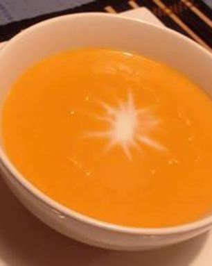 Суп-пюре из сладкого картофеля и репы