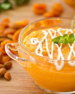 Суп-пюре из тыквы и цветной капусты