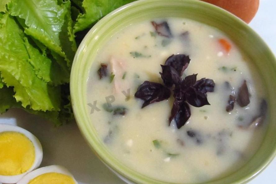 Рецепт супа пюре на курином бульоне из шампиньонов