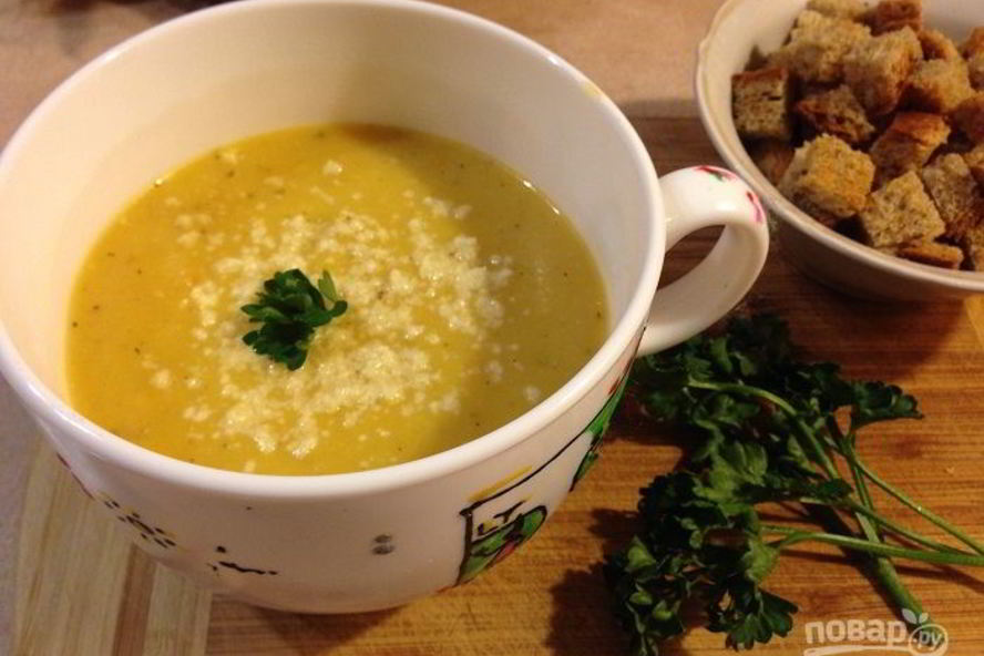 Рецепт супа-пюре с тыквой и сельдереем