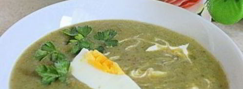 суп-пюре со щавелем и шпинатом. Шаг 10