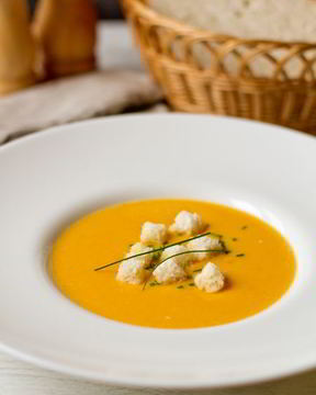 Тыквенный суп-пюре на кокосовом молоке