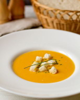 Тыквенный суп-пюре на кокосовом молоке