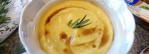 тыквенный суп-пюре с чесноком и розмарином. Шаг 7