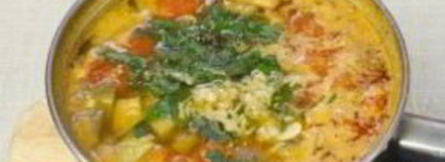 вегетарианский суп-пюре из чечевицы. Шаг 13