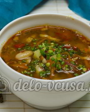 Суп с фасолью