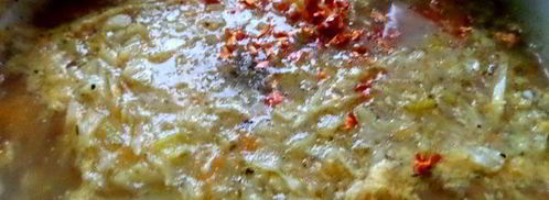 суп с фрикадельками и фасолью. Шаг 7