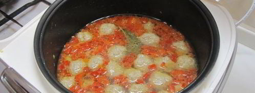 суп с фрикадельками. Шаг 7