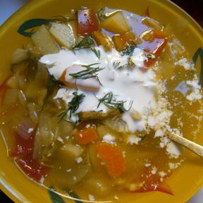 Суп с капустой