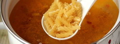 суп с колбасой. Шаг 7