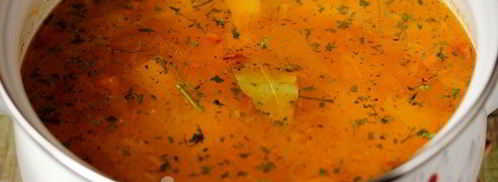 суп с колбасой. Шаг 9