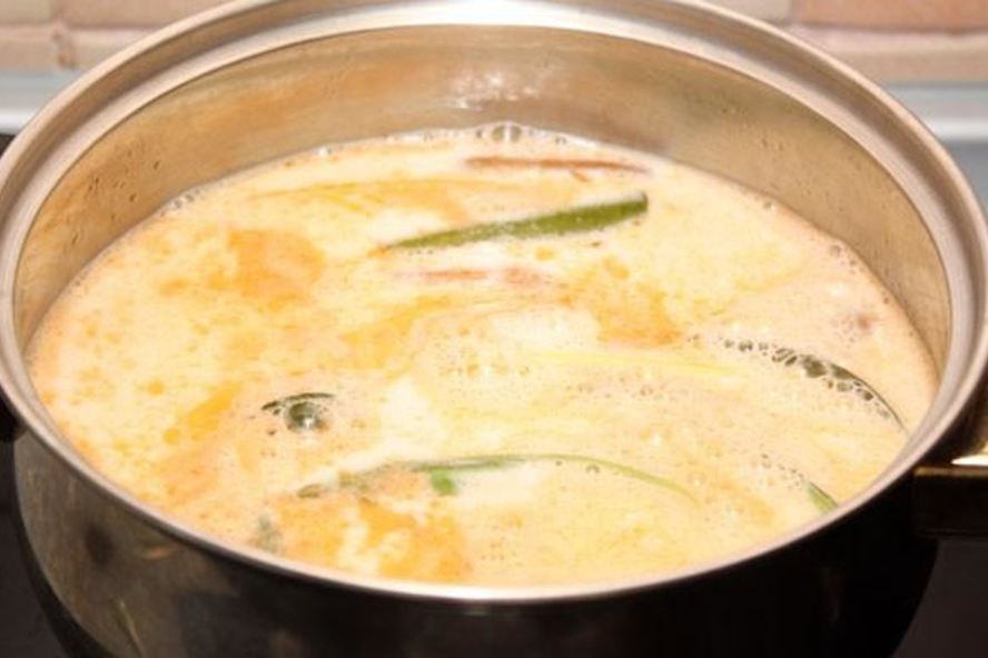 Рецепт супа с креветками на кокосовом молоке