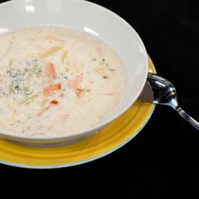 Суп с креветками