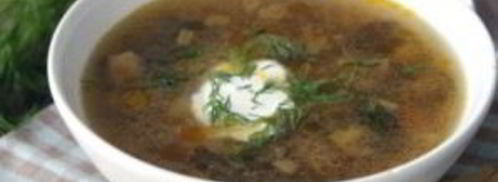 суп с лесными грибами. Шаг 13