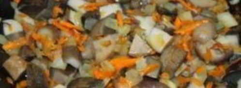 суп с лесными грибами. Шаг 9