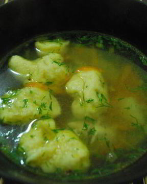 Суп с ржаными клецками