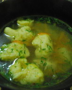 Суп с ржаными клецками