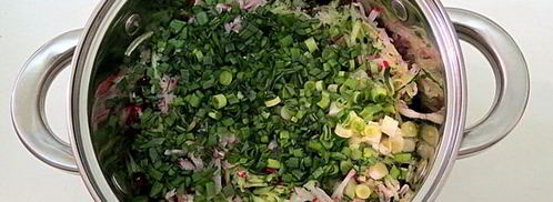 холодный свекольник с редисом. Шаг 7