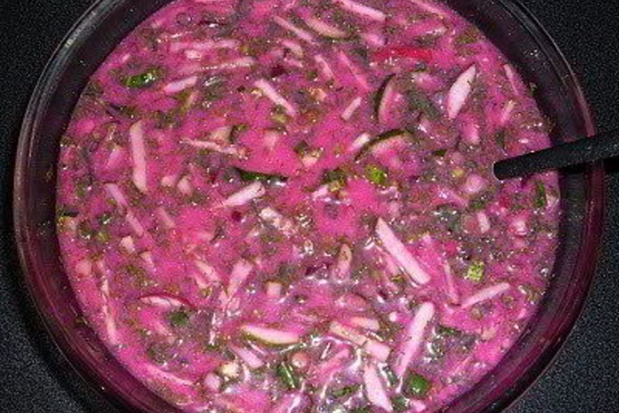 Рецепт холодного свекольника