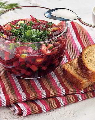 Русский свекольник на квасе