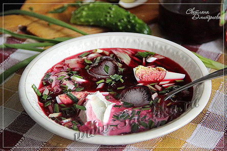 Рецепт свекольника холодного