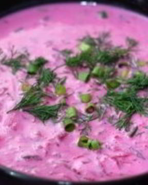 Свекольник на кефире