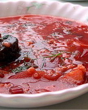 Свекольник постный по старорусски