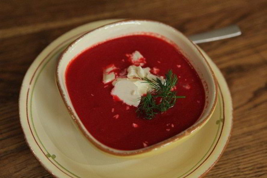 Рецепт свекольника с козьим сыром