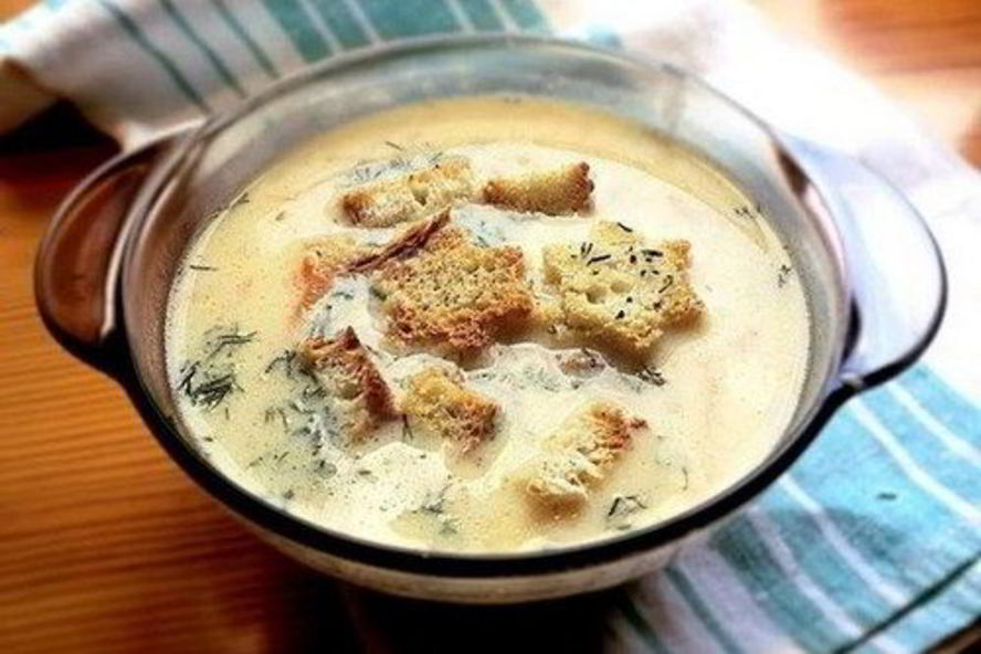 Рецепт французского сырного супа с курицей