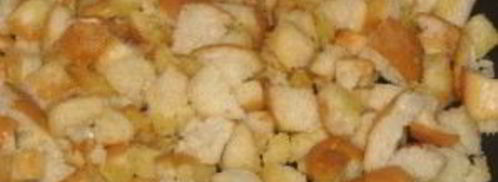 сливочно-сырный суп с чесночными сухариками. Шаг 4