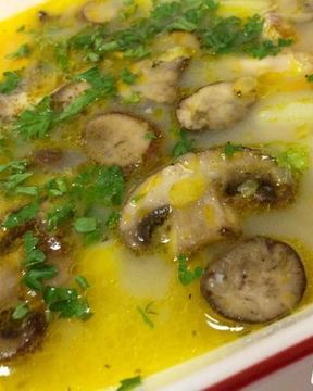 Сырно-грибной суп