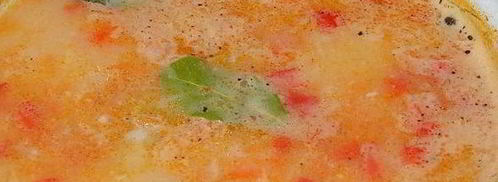 сырно-томатный суп на курином бульоне. Шаг 6