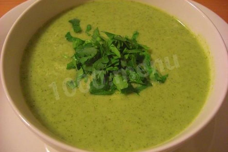 Рецепт сырного крема-супа из брокколи с мягким сыром