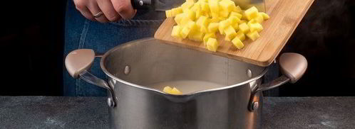 сырный крем-суп с крабовым мясом. Шаг 5