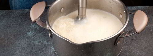 сырный крем-суп с крабовым мясом. Шаг 8