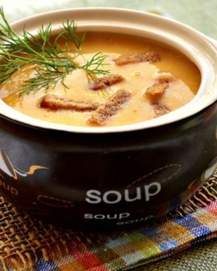 Сырный крем-суп с курицей