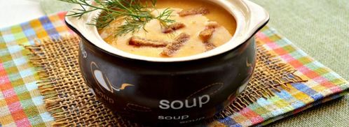 сырный крем-суп с курицей. Шаг 5