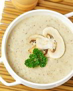 Сырный крем-суп с шампиньонами