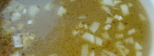 сырный суп на основе лукового. Шаг 3