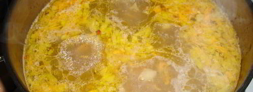 сырный суп по-французски с крутонами. Шаг 6