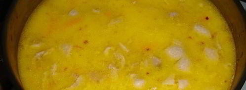 сырный суп по-французски с крутонами. Шаг 7