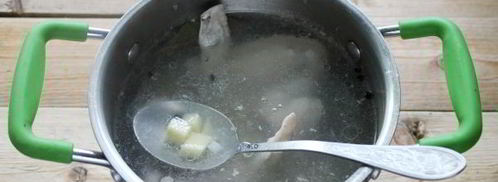 сырный суп по-французски с курицей. Шаг 6