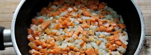 сырный суп по-французски с курицей. Шаг 7