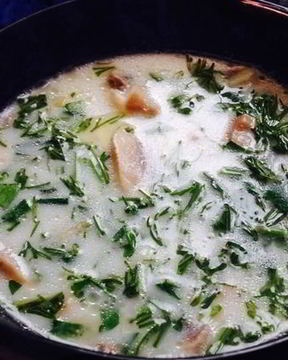 Сырный суп по-французски