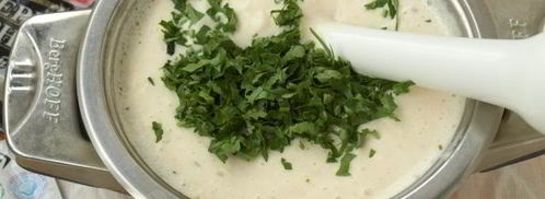 сырный суп-пюре с картофелем. Шаг 8