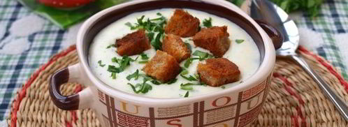 сырный суп-пюре с картофелем. Шаг 9