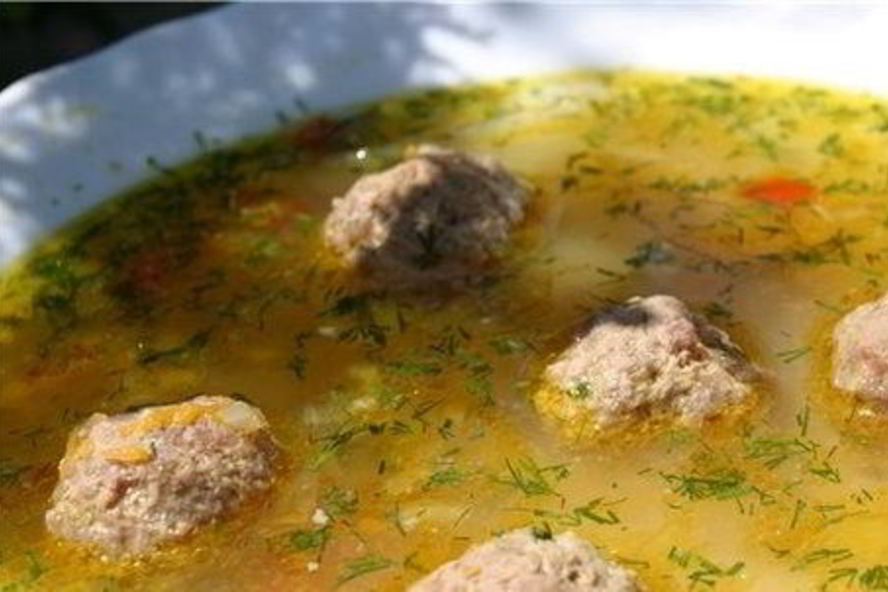 Рецепт сырного супа с фрикадельками