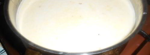 сырный суп с грецким орехом. Шаг 4