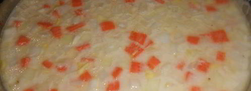 сырный суп с грецким орехом. Шаг 8