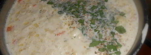 сырный суп с грецким орехом. Шаг 9